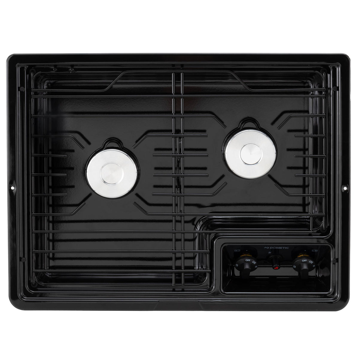 Dometic RV 2-Burner Gas Drop-In Cooktop | Black – factoryrv.com