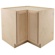 RV Easy Reach Corner Base Cabinet | Unfinished Maple