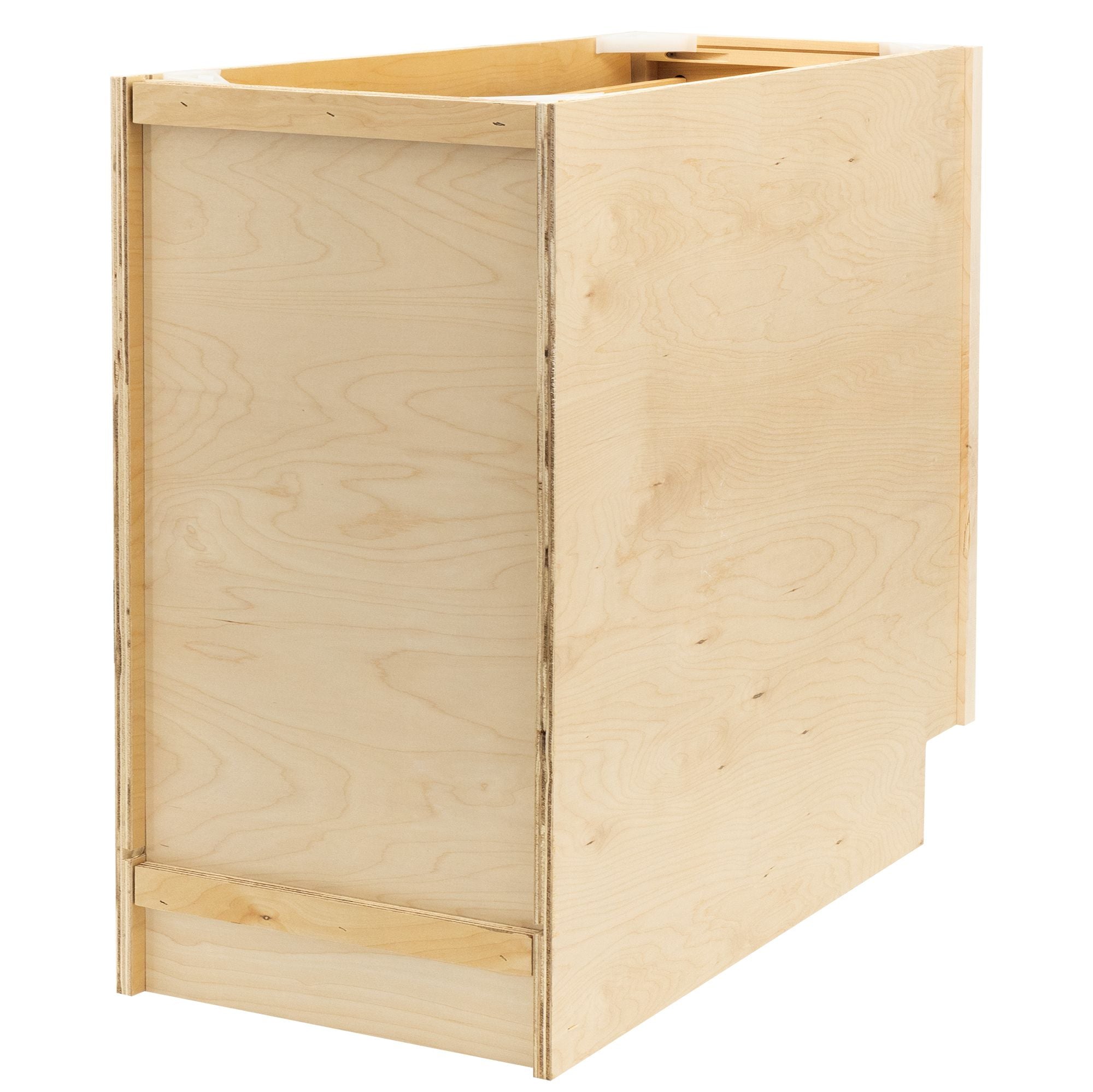 RV Waste Basket Base Cabinet | Rustic Hickory