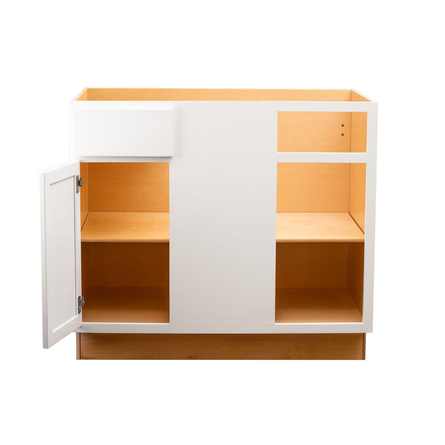 RV Blind Base Corner Cabinet | Pure White