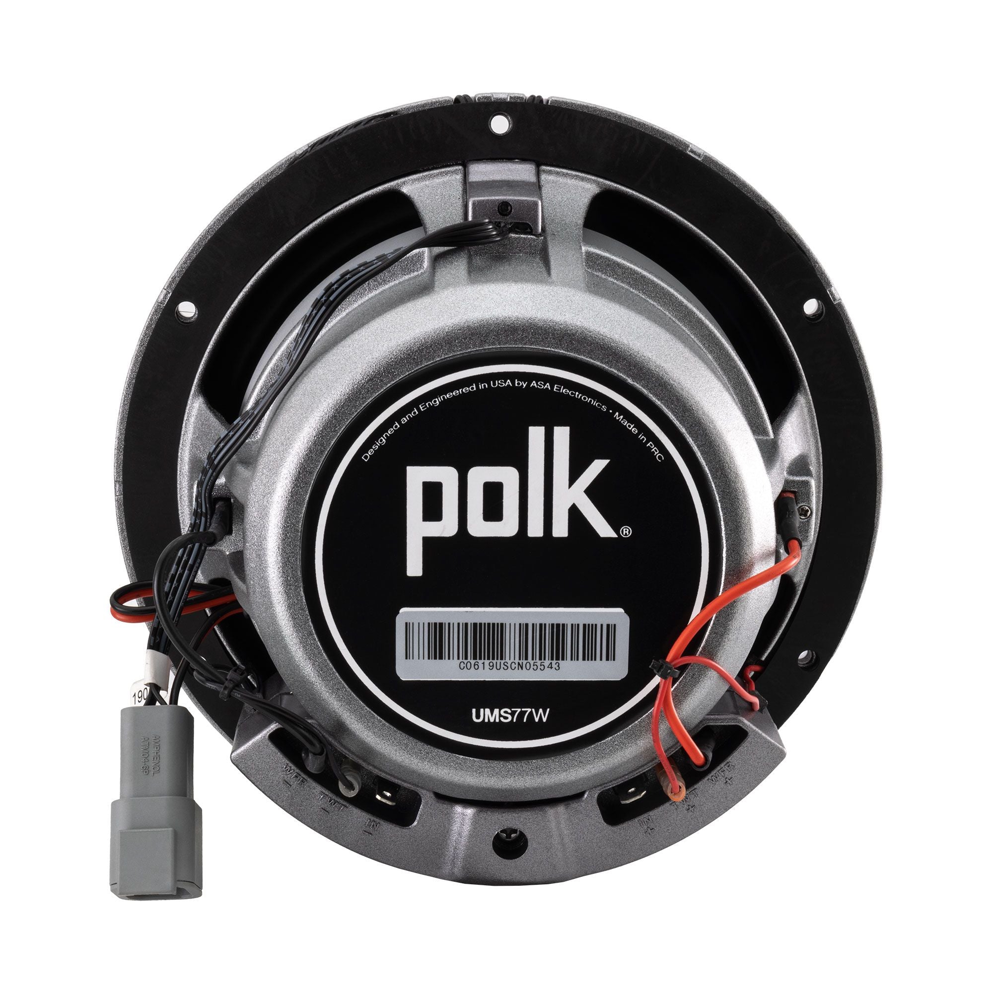Marine Speaker 7.7" Coaxial Indoor/Outdoor | Water-Resistant | RGB LED Lighting