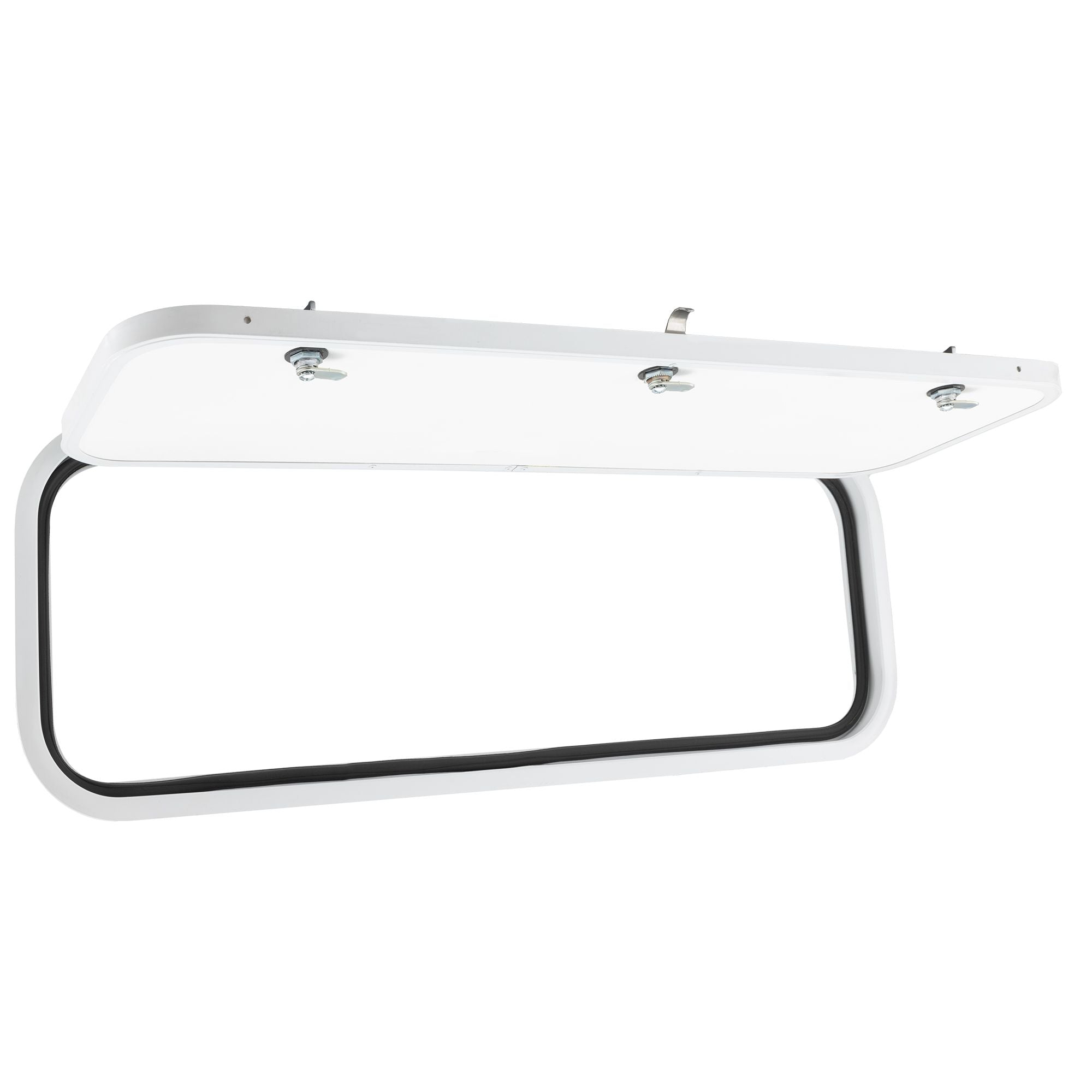 RV Compartment Door | Round | White | 36" X 12"