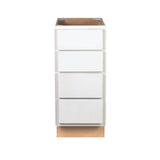 RV 4 Drawer Base Cabinet | Pure White
