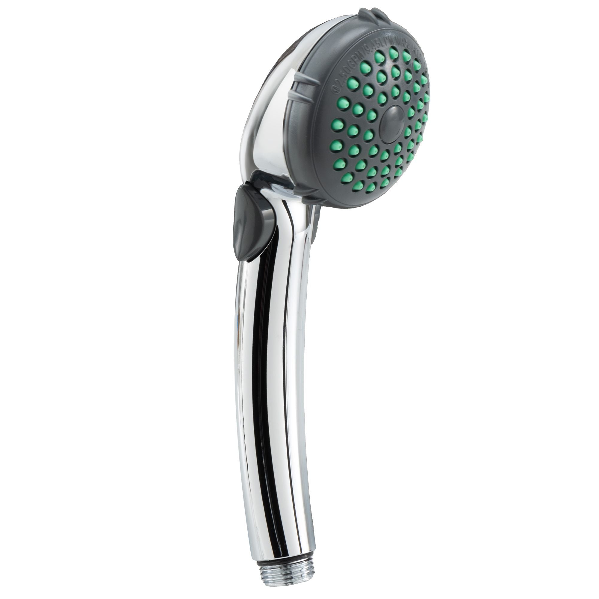 Dura Faucet RV Shower Head | Water-Saving Trickle Switch | Chrome