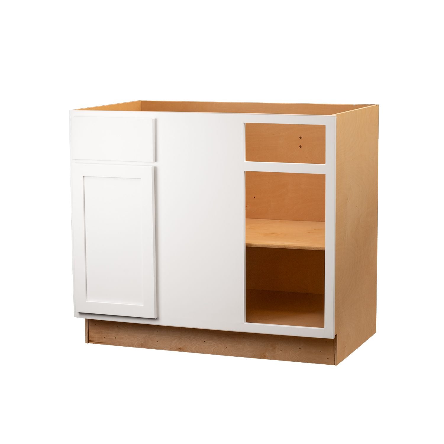 RV Blind Base Corner Cabinet | Pure White
