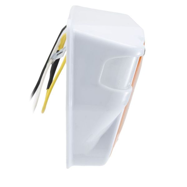 12V Motion Activated Entry Porch Light | Exterior Smart Light | White with Amber Lens
