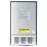 RecPro RV Refrigerator | 12 V | 3.3 Cubic Feet | Stainless Steel
