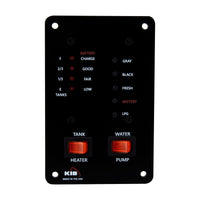 RV Tank Sensor Monitor Panel Kit with Probeless Adhesive Sensors