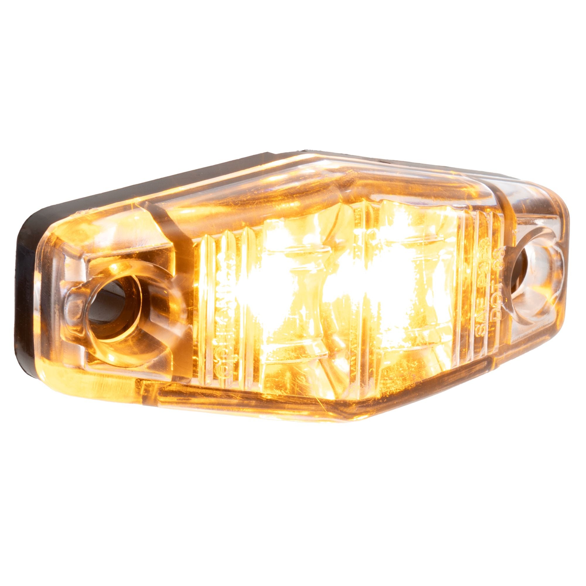 RV LED Marker Light | Clear / Amber