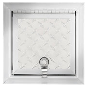 RV Compartment Door | Square  Diamond Plated | 8" X 8"