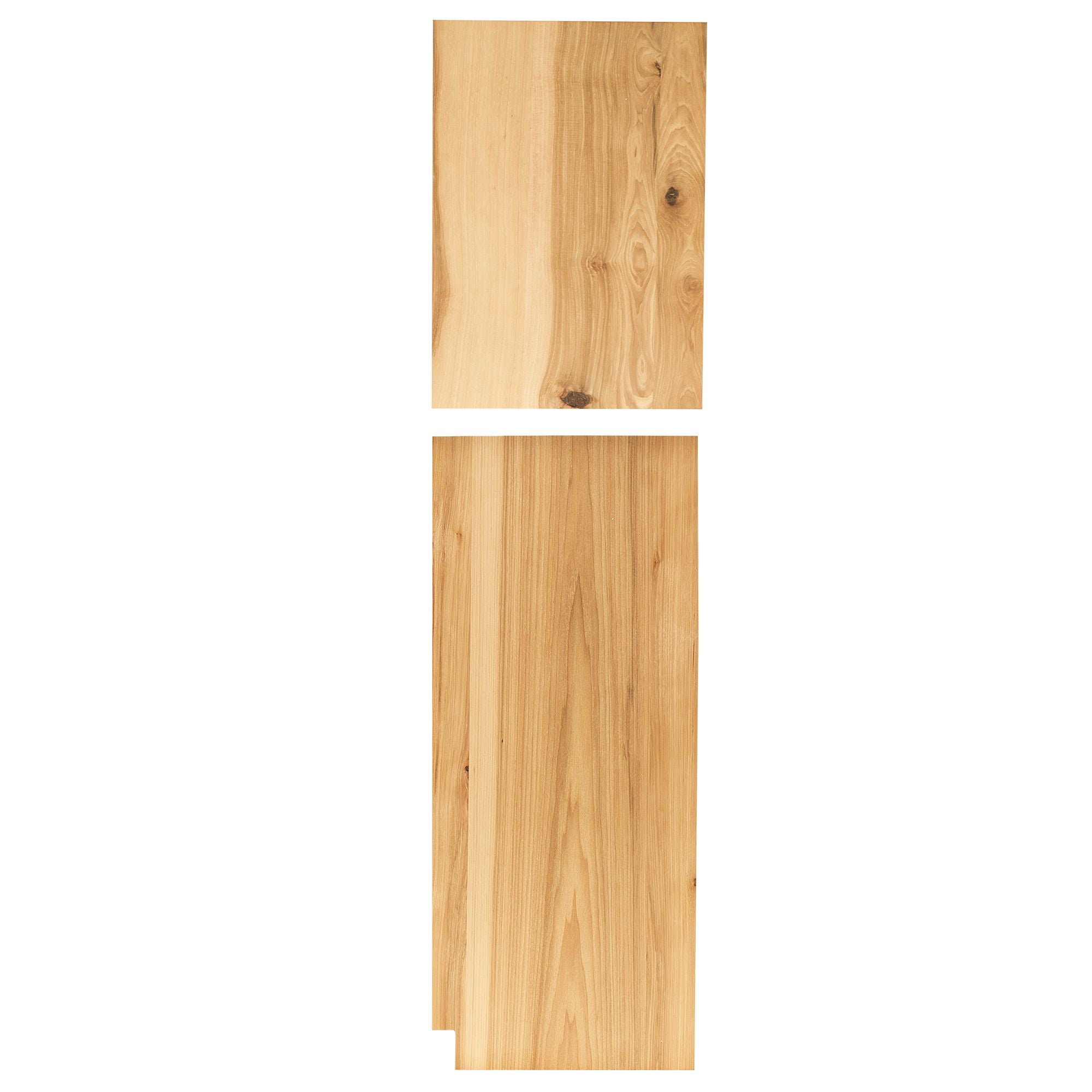 RV Pantry Cabinet Left & Right Side End Panel | Rustic Hickory