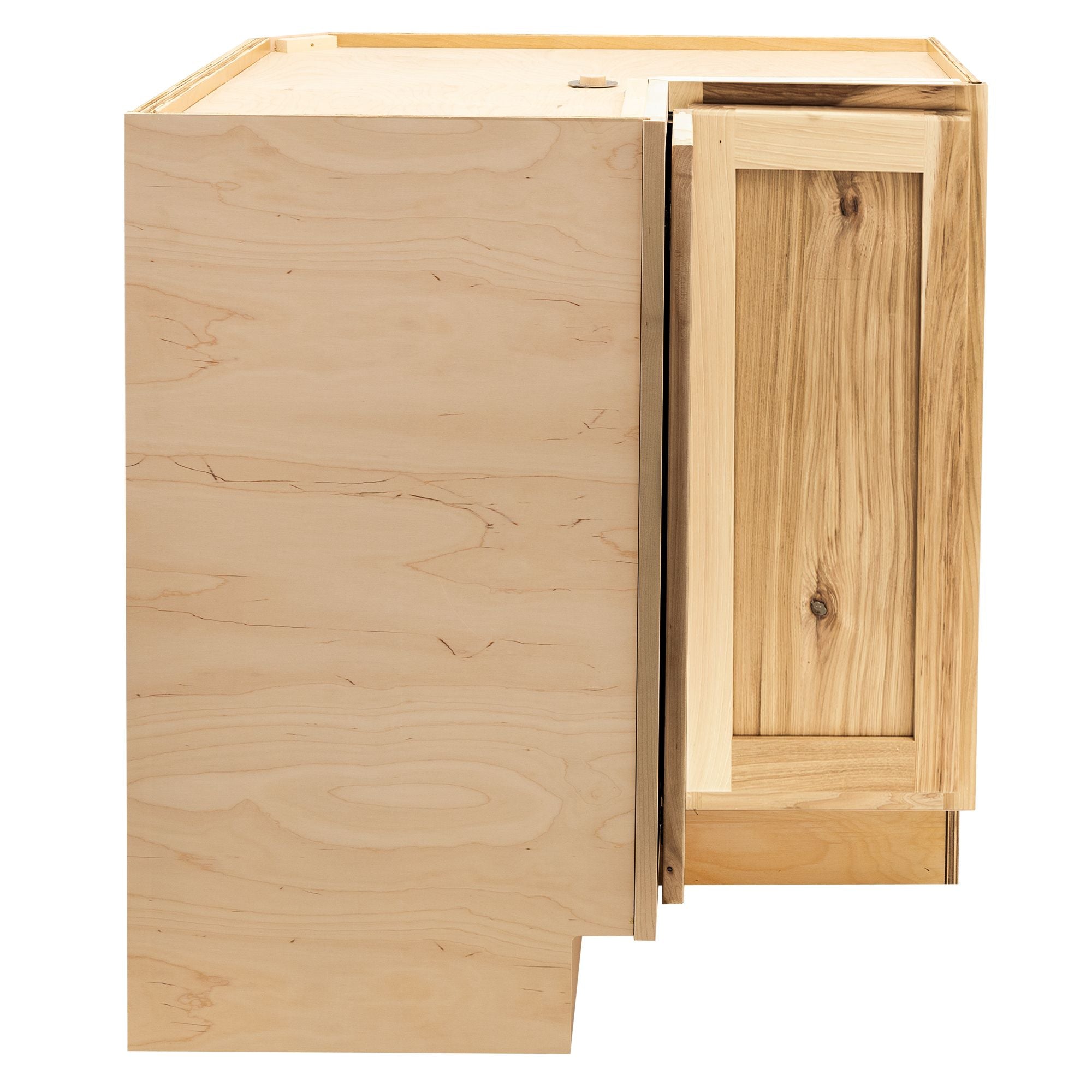 RV Lazy Susan Base Cabinet | Rustic Hickory