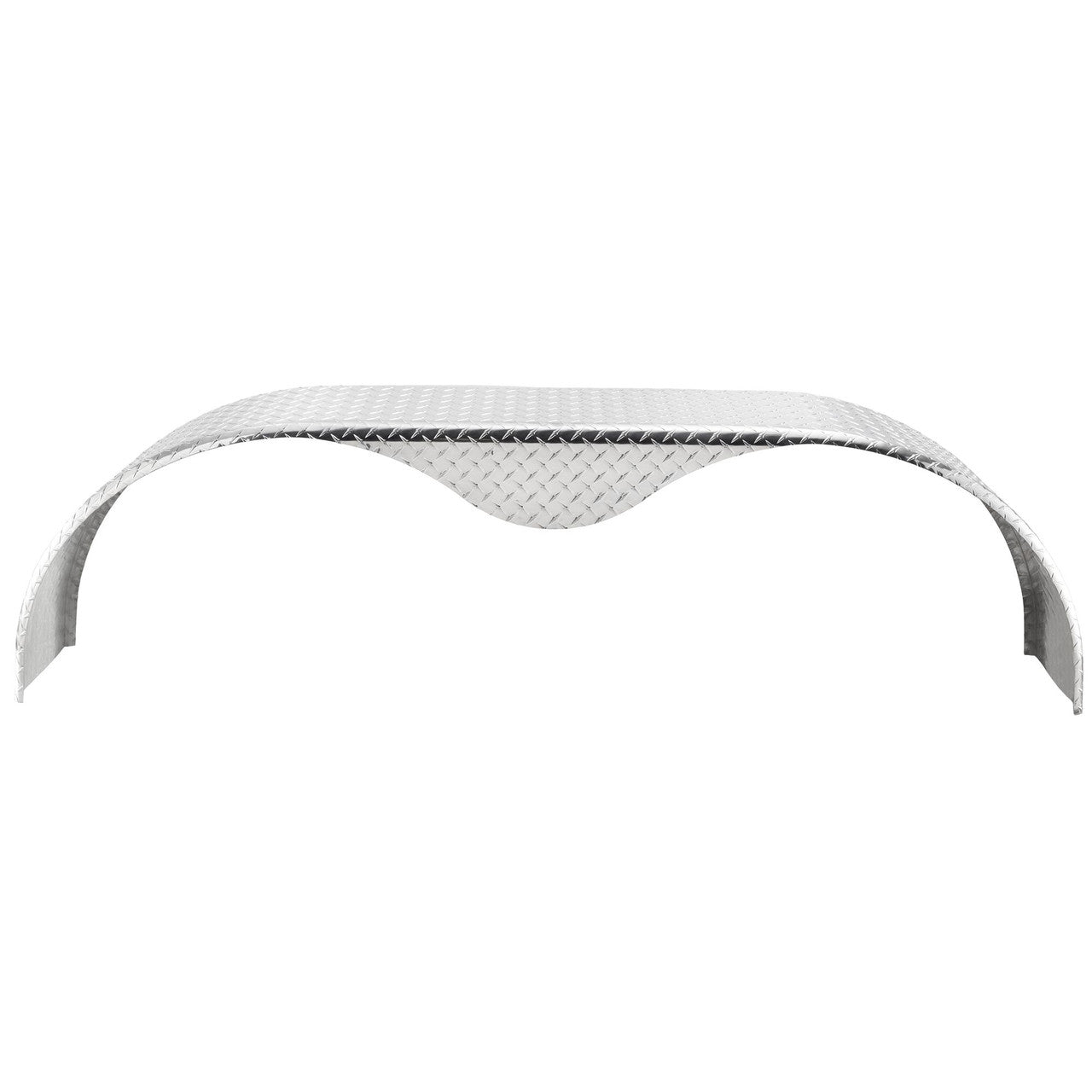 Trailer Fender | Tandem | Aluminum Diamond Plate | Teardrop | 10" x 72" x 20"