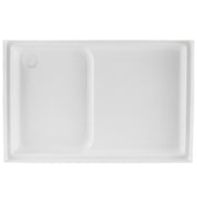 RV Shower Pan Toilet Mount Combo 23" x 35" Corner Drain | White