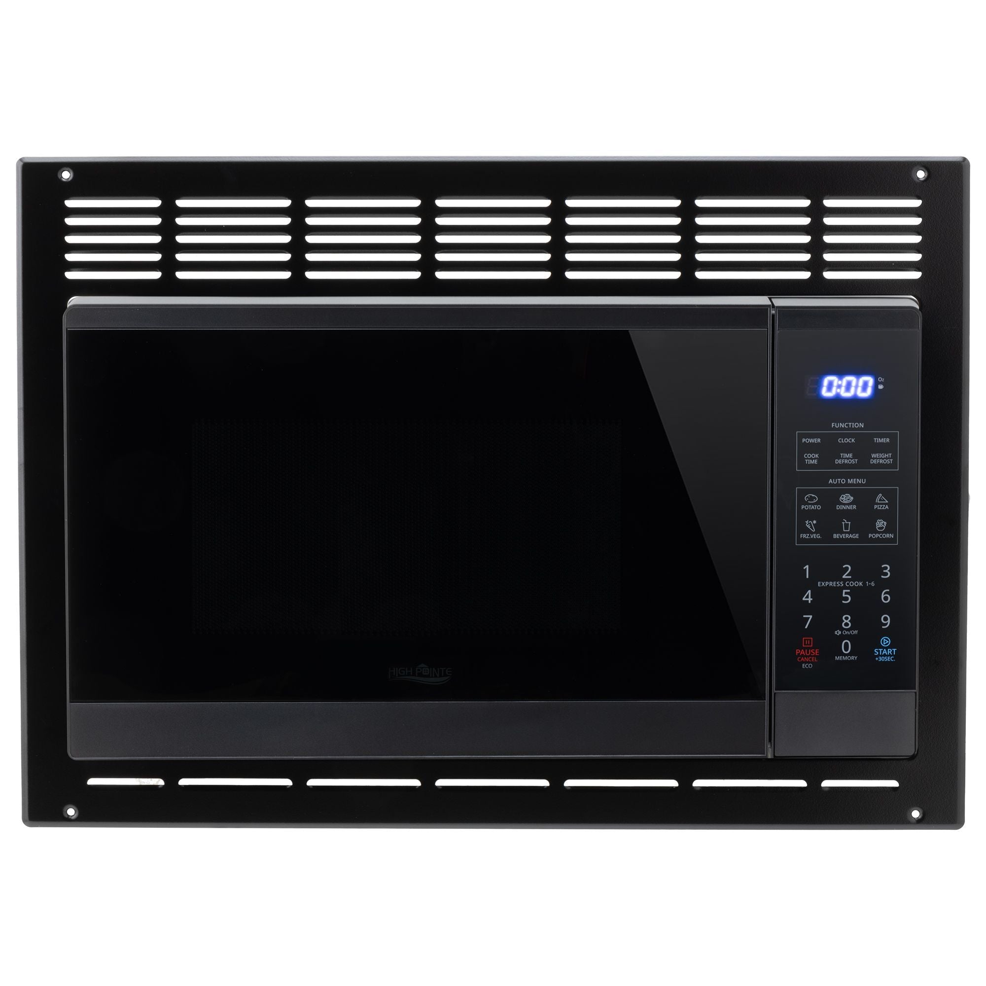 High Pointe RV Microwave 0.9 CF | Black