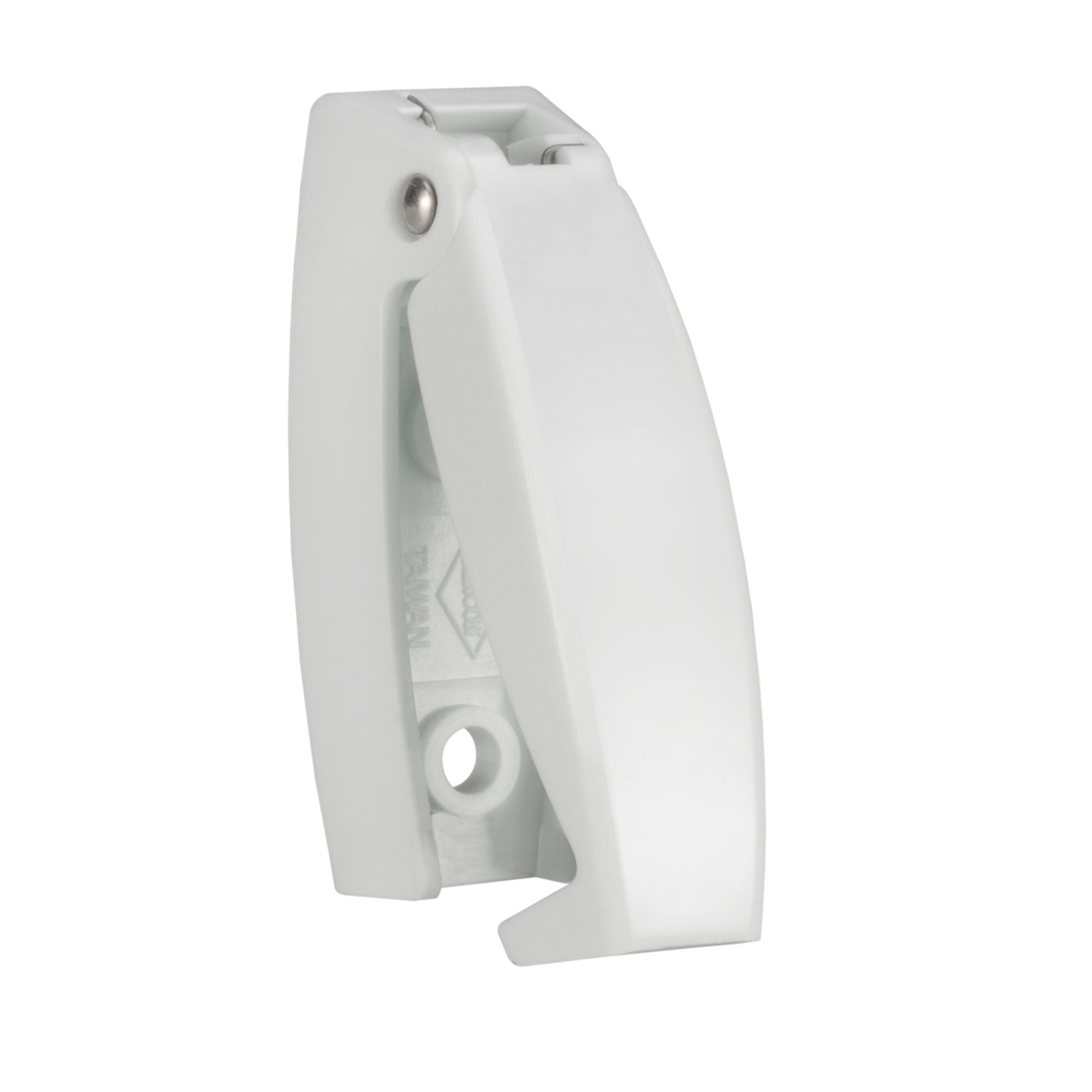 RV Compartment Door Catch | Clip Latch White