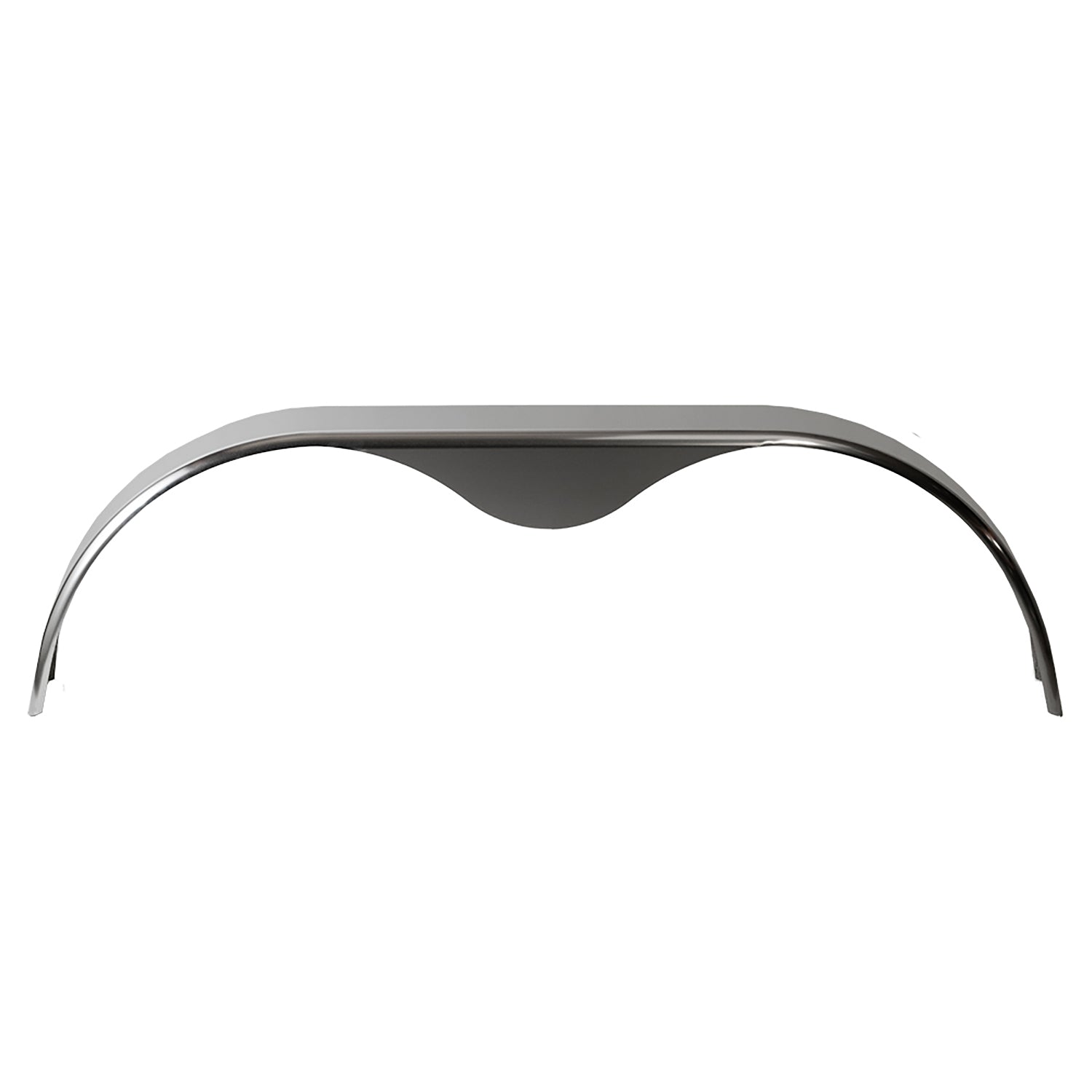 Trailer Fender | Tandem | Aluminum Smooth | Teardrop | 10 ¾" x 72" x 20"