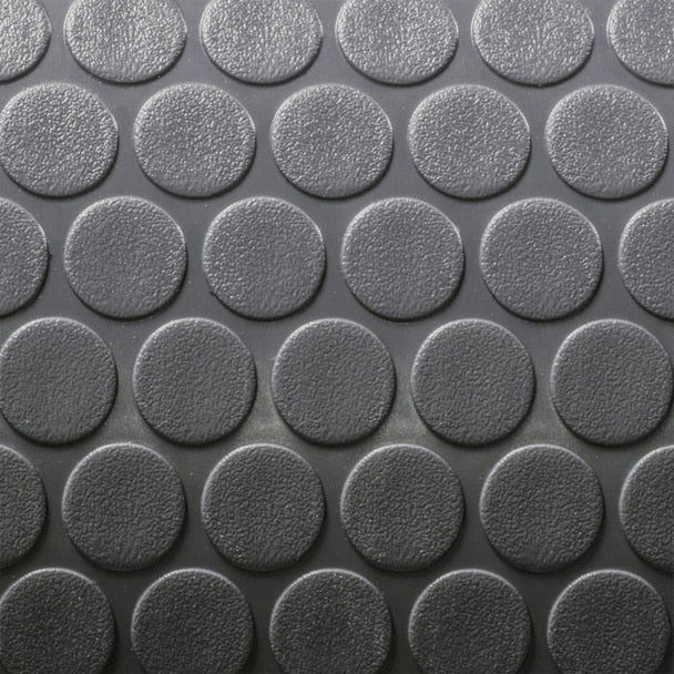 RV Flooring 8' 6" Wide | Coin Pattern | Gray