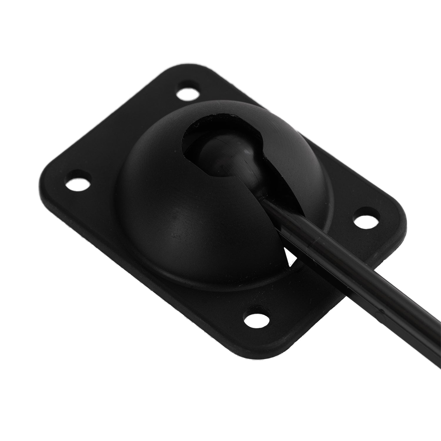 RV T-Style Door Latch | 4" Hook | Black