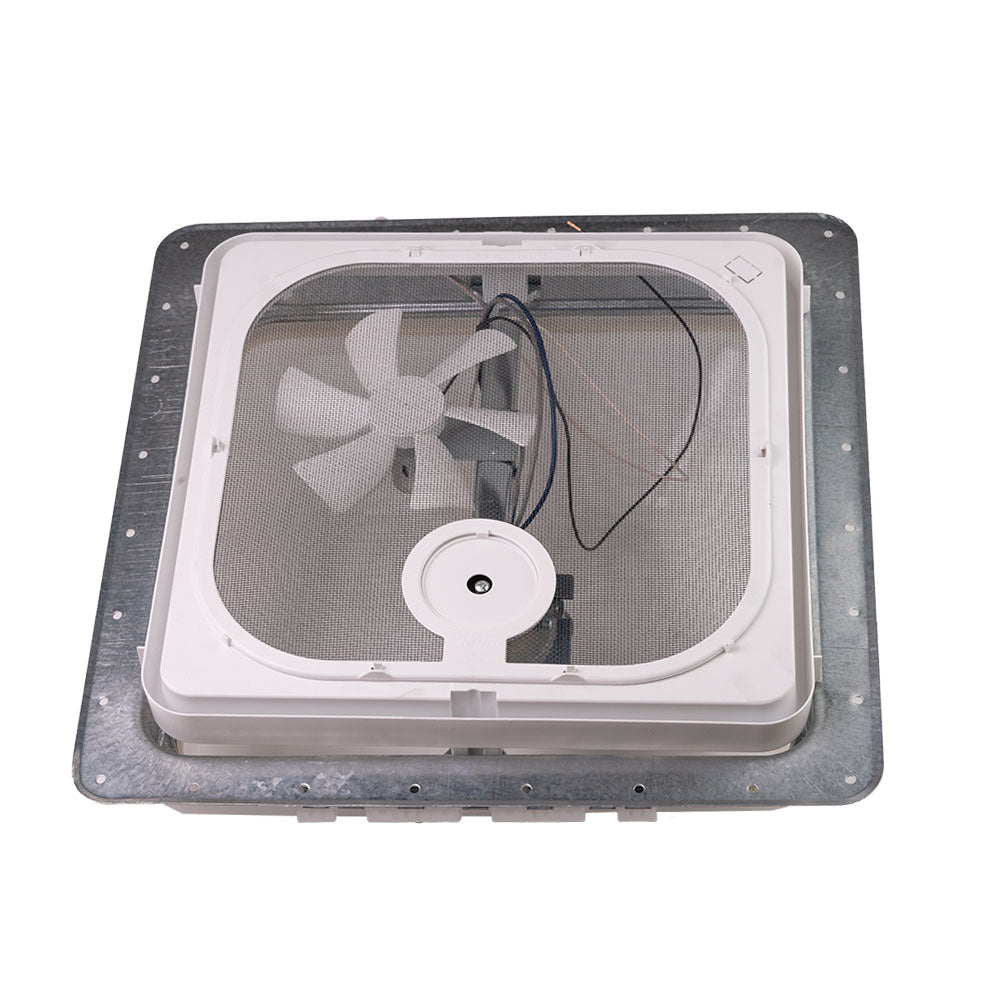 Ventline RV Roof Vent Fan | 12V Powered Lift | White