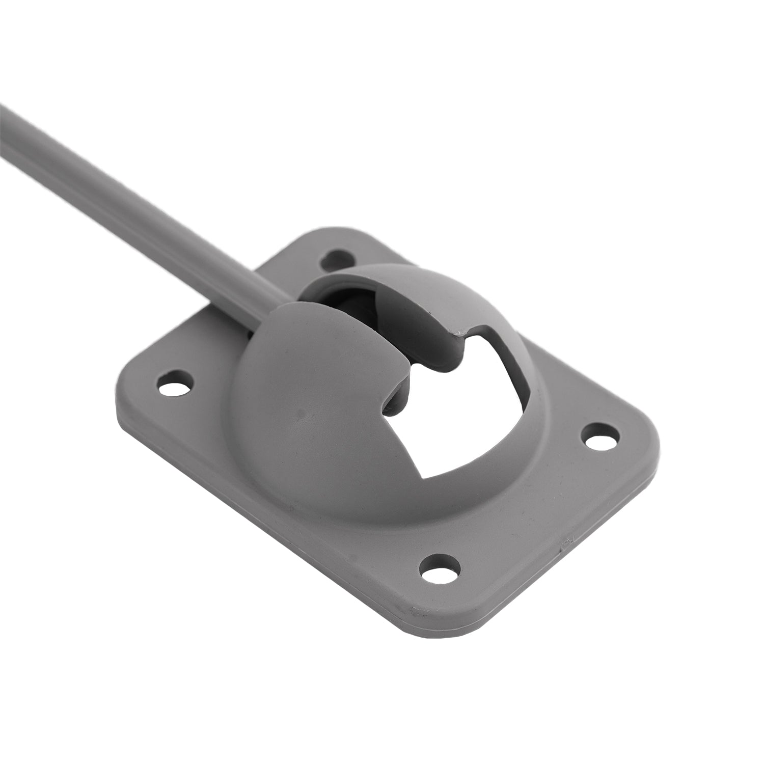 RV T-Style Door Latch | 6" Hook | Gray