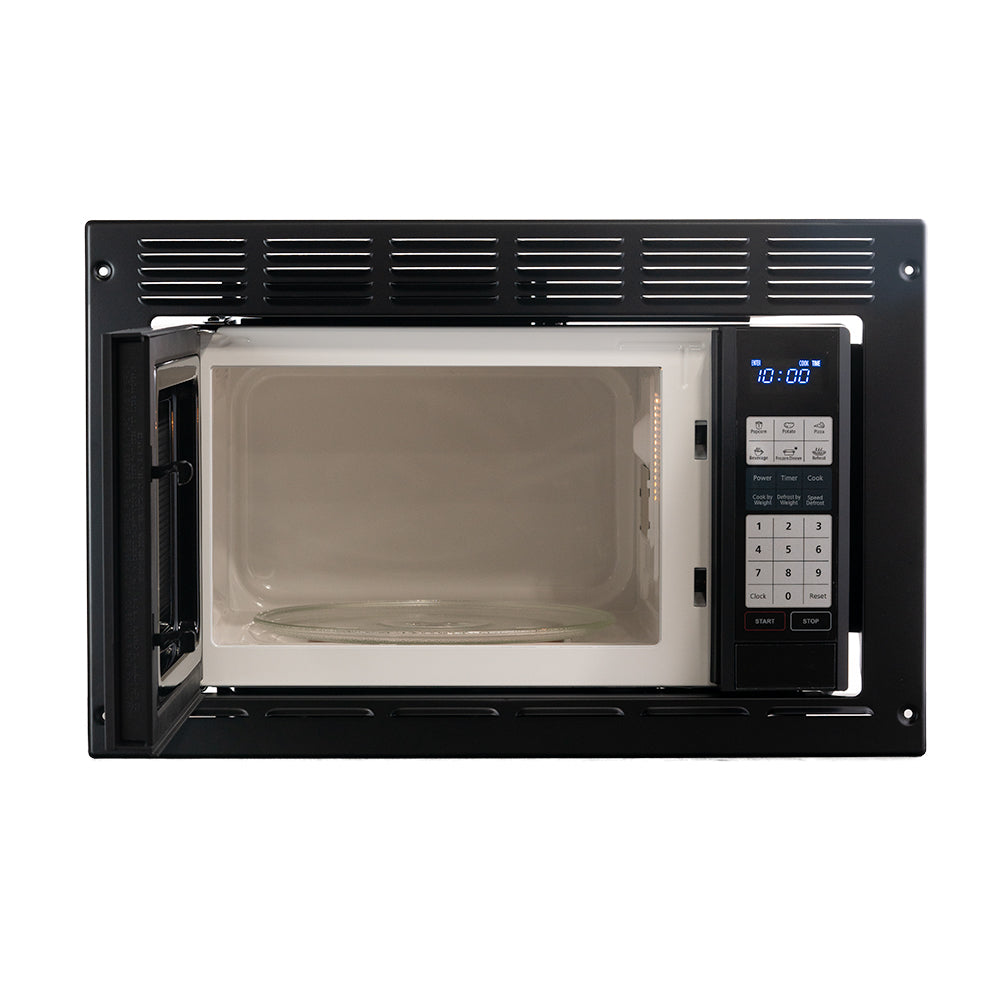 RV Microwave .9 CF. | Black | Includes Trim Kit