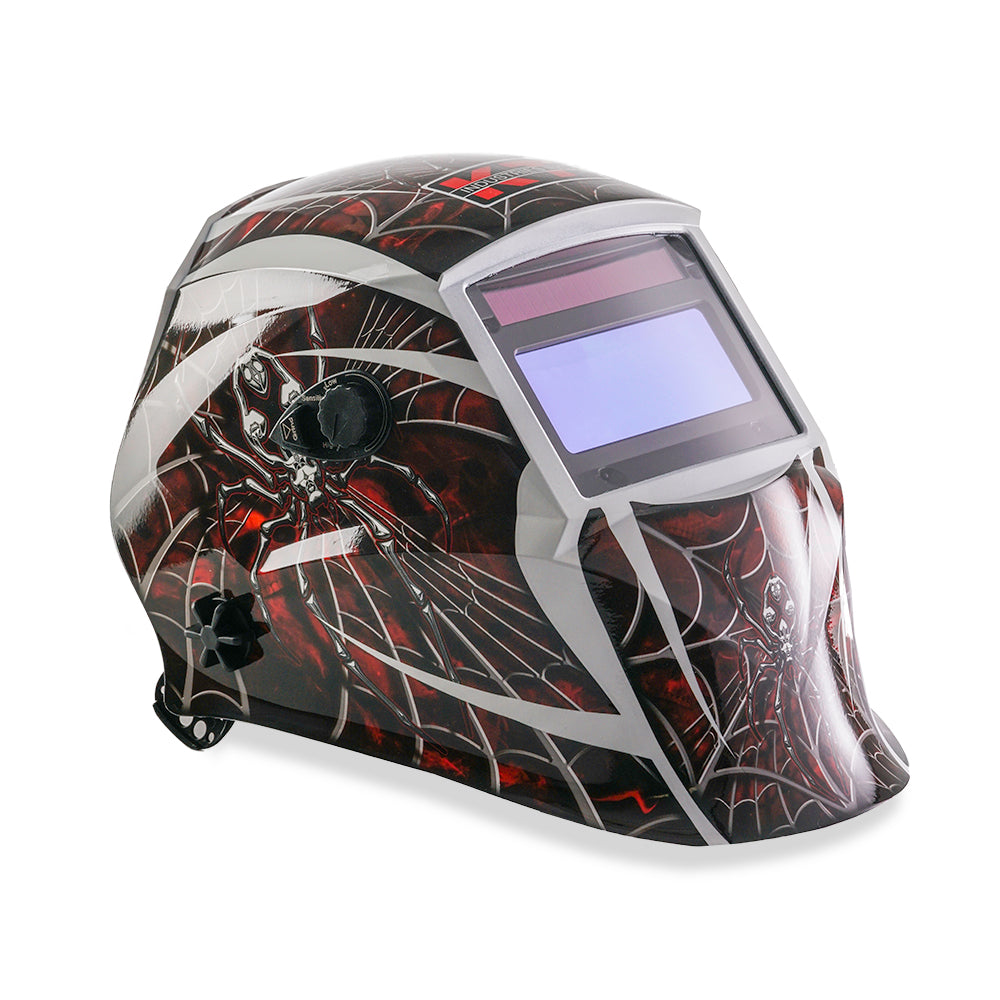 KT Industries Welding Helmet with Auto Darkening | "Spider"