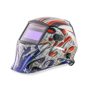 KT Industries Welding Helmet with Auto Darkening | "American Steel"