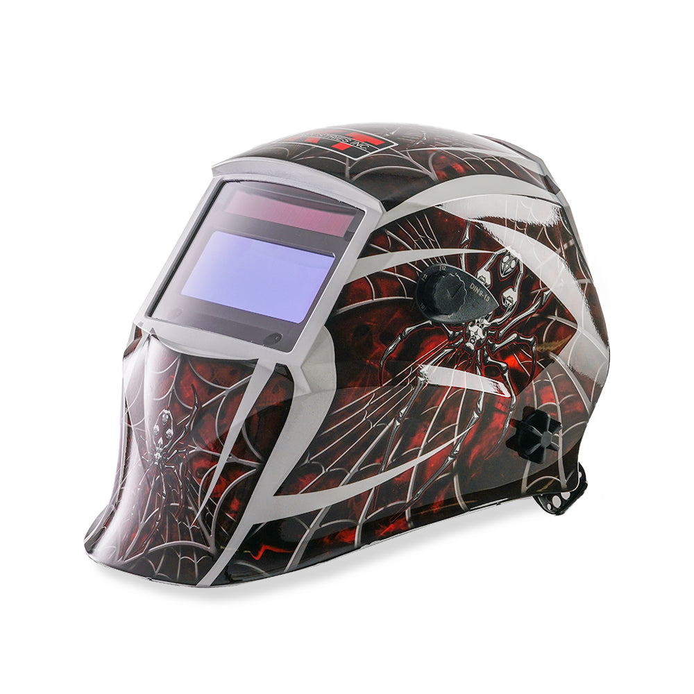 KT Industries Welding Helmet with Auto Darkening | "Spider"