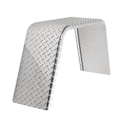 Trailer Fender | Aluminum Diamond Plate | Flat Top | 9" x 36" x 18"
