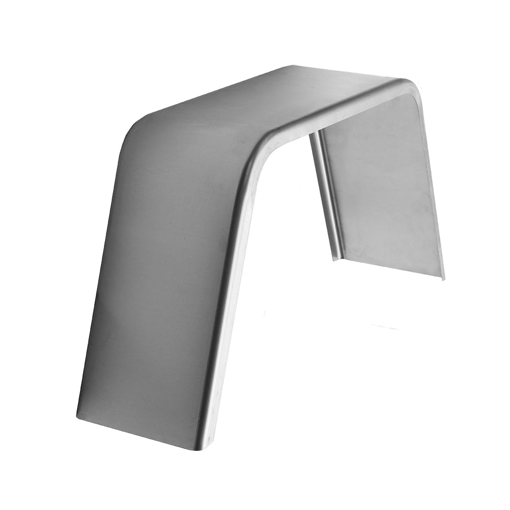 Trailer Fender | Steel Smooth | Flat Top | 10" x 36" x 18"
