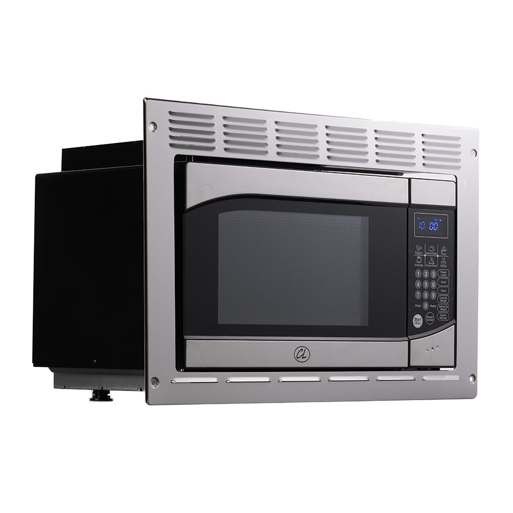 RV Microwave .9 CF. | Stainless Steel | Includes Trim Kit | Replaces Greystone