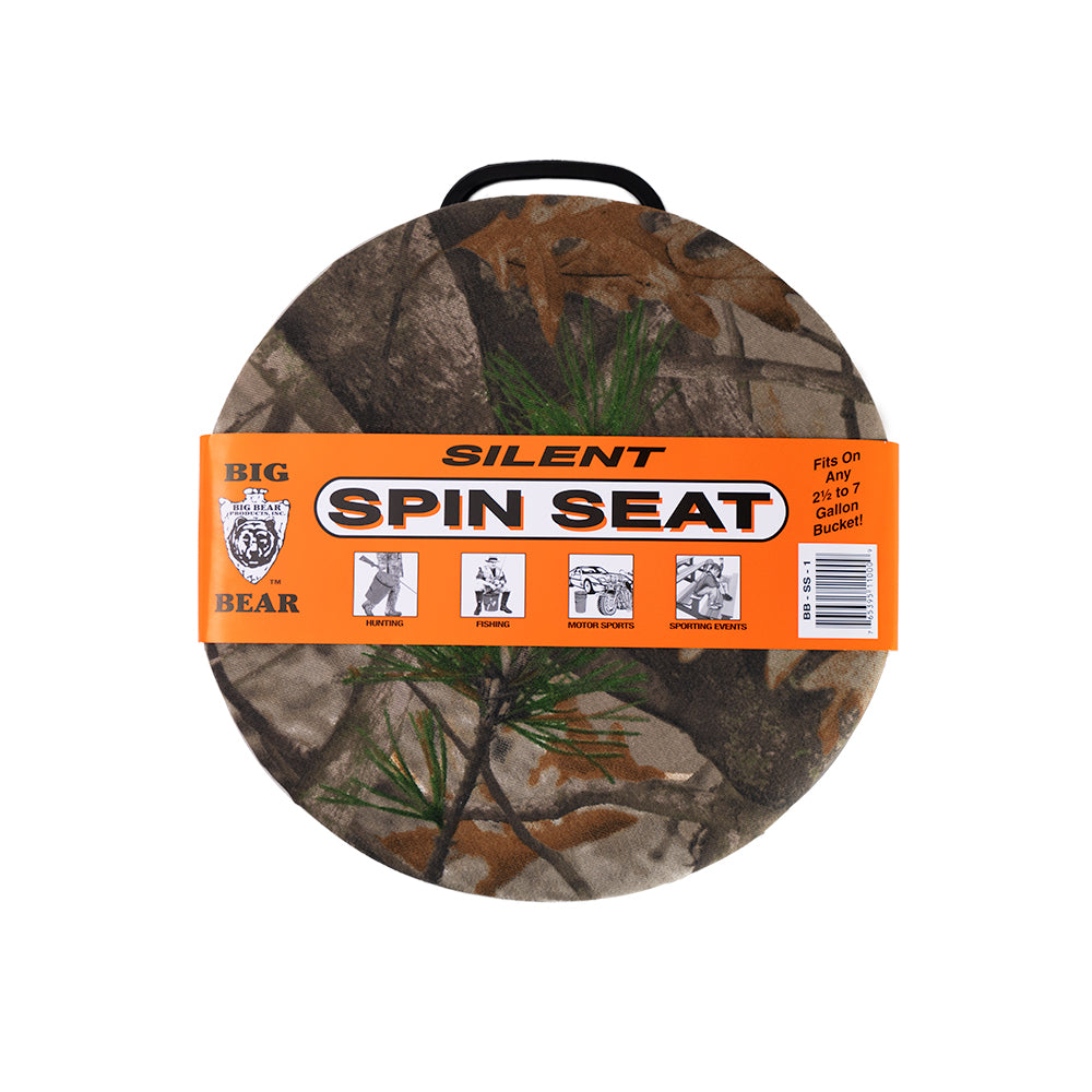 Big Bear Bucket Spin Seat | Camo | Ice fishing | Hunting
